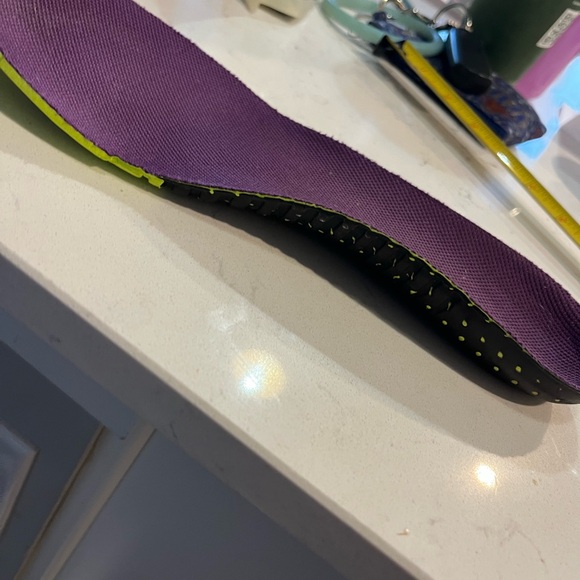 OBOZ B DRY WATERPROOF WOMENS 11 hiking boots ankle support black tan purple fit - Picture 8 of 8